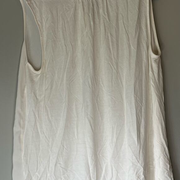 Loft Cream Tank Top Size Large - Picture 8 of 11